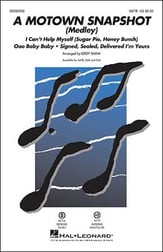 A Motown Snapshot SATB choral sheet music cover